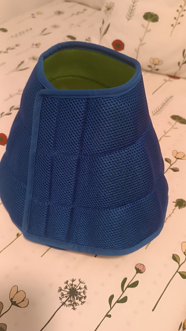 Collar isabelino mascota.Suave y lavable