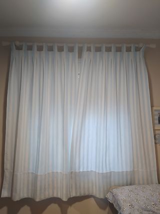 Cortinero + cortinas