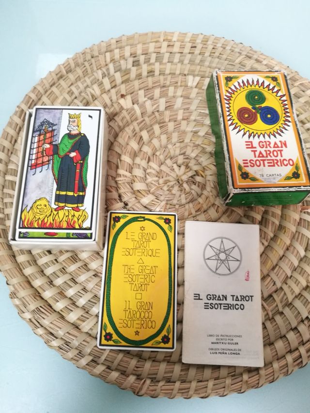 Cartas el gran tarot esotérico
