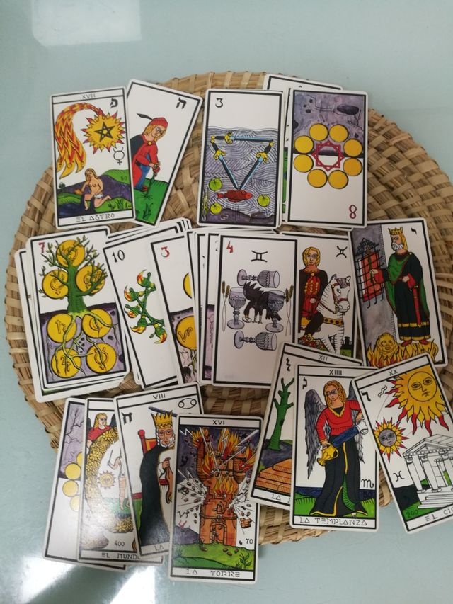 Cartas el gran tarot esotérico
