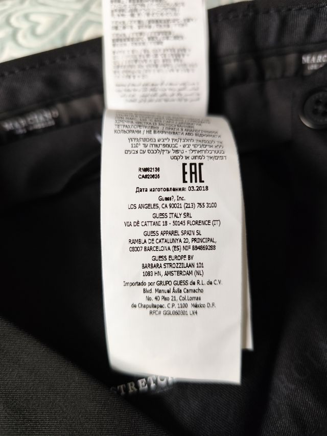 Pantalón de traje Marciano Los Ángeles