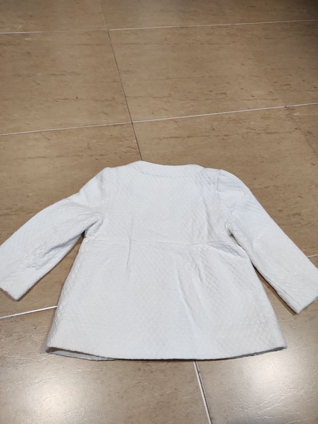 Abrigo blanco niña/o