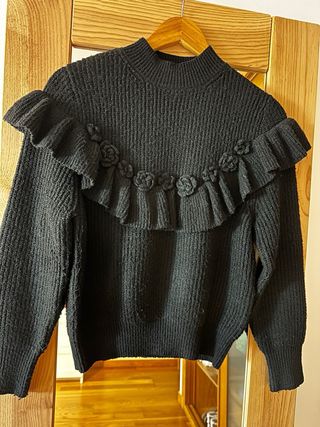 Jersey lana negro