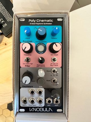 Knobula Poly Cinematic Dark Mode ユーロラック Knobula Poly Cinematic Dark Mode ユーロラック Knobula Monumatic