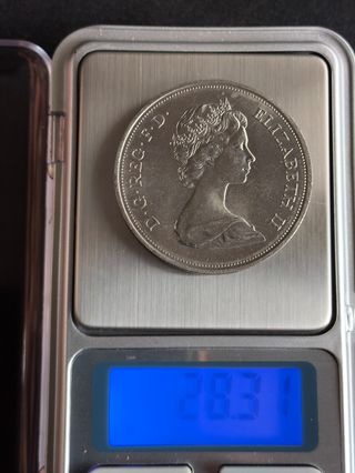 Medalla Bodas de plata reina Isabel II