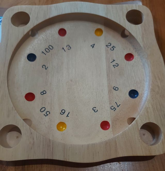 Roulette tirolese gioco da tavolo legno