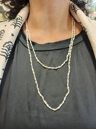 Collana in scaramazze di fiume