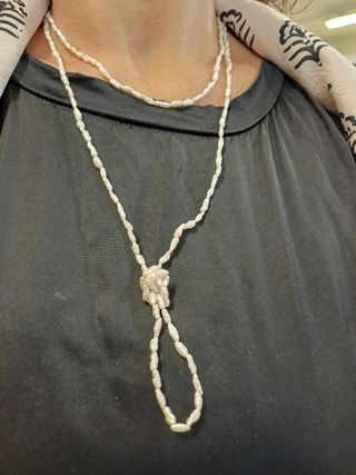 Collana in scaramazze di fiume