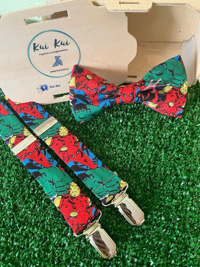 Pack de pajarita y tirantes