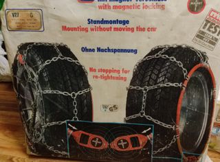 Cadenas para la nieve, ruedas de coche