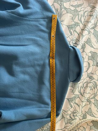 Pile donna mezza zip firmato Ast colore azzurro