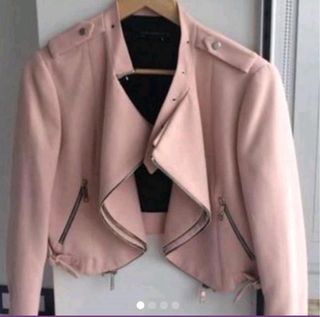 Chaqueta rosa Zara