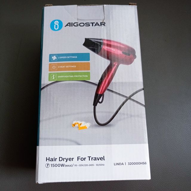 Secador pelo viaje 1500w