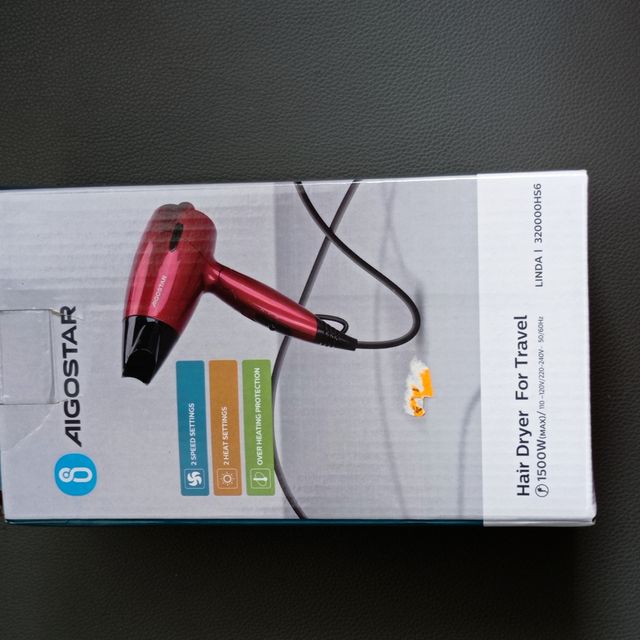 Secador pelo viaje 1500w