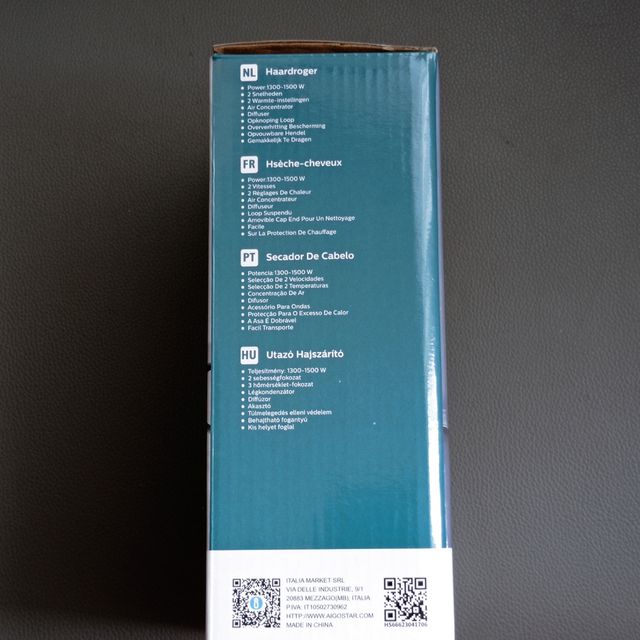 Secador pelo viaje 1500w