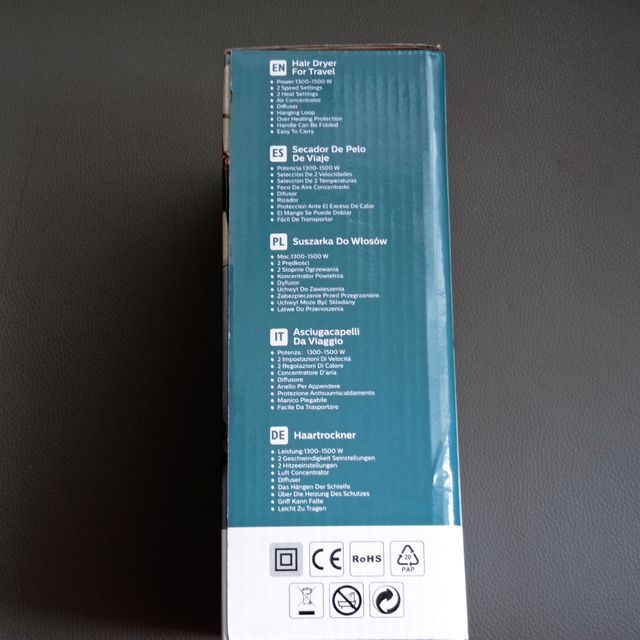 Secador pelo viaje 1500w