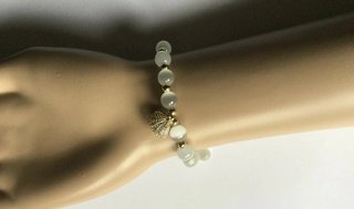 Braccialetto opale naturale fatto a mano Donna