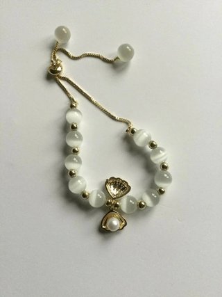 Braccialetto opale naturale fatto a mano Donna