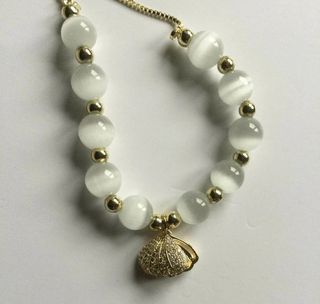 Braccialetto opale naturale fatto a mano Donna