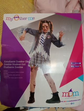 Disfraz colegiala zombie 