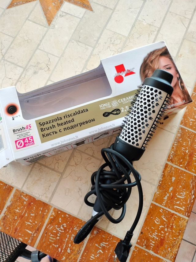 spazzola riscaldata