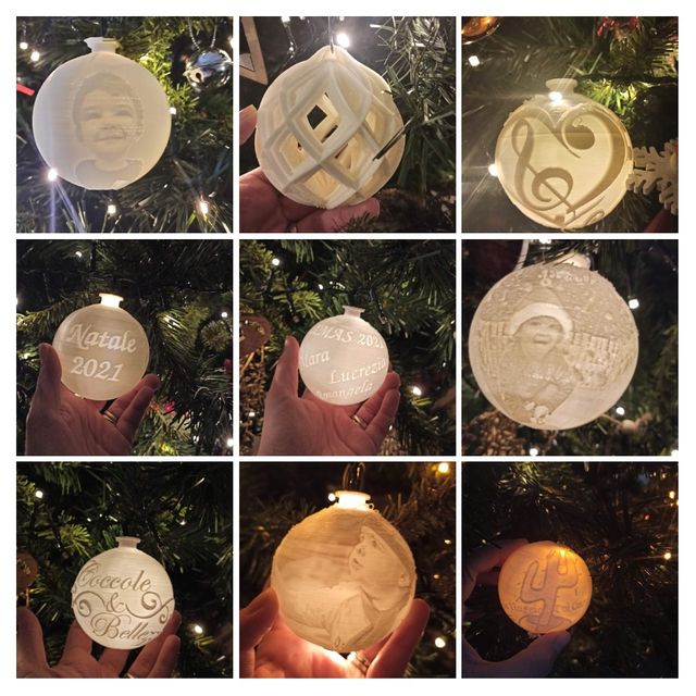 Palle di natale personalizzate regalo 2025