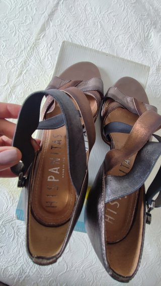 Sandalias de piel de Hispanitas