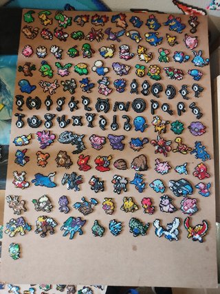 Pokemon Hama mini SEGUNDA GENERACIÓN