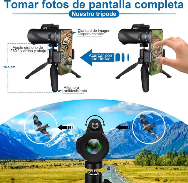 Telescopio monocular 50x80