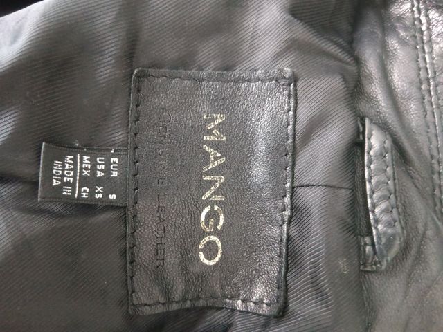 Biker.Cazadora piel talla S