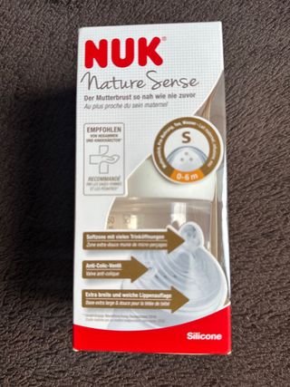 Biberón NUK Nature Sense NUEVO