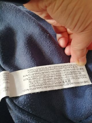 Cazadora caballero azul