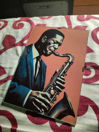 Quadro Jazz Moderno John Coltrane