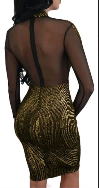 VESTIDO HALLOWEEN+ MÁSCARA OJOS GRATIS 