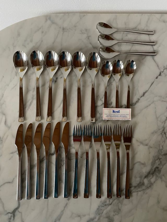 Set di Posate in Acciaio Mepra