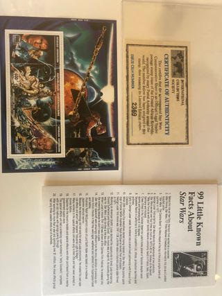 Sellos Star Wars Certificado
