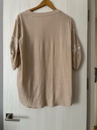 Blusa estampado palmeras