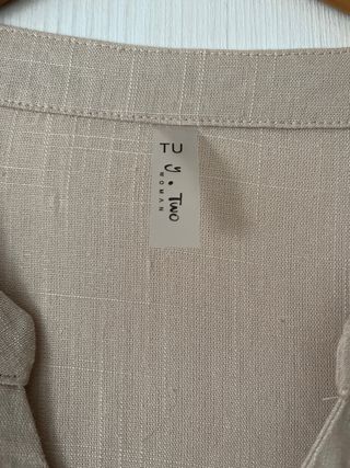 Blusa estampado palmeras