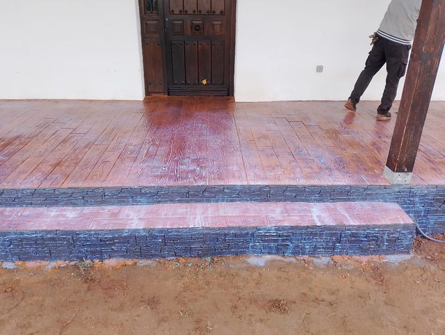 Hormigón impreso y pulido