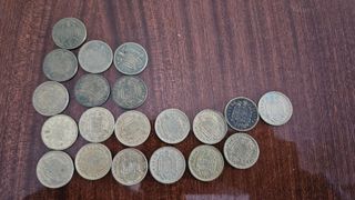 20 monedas de 1 peseta