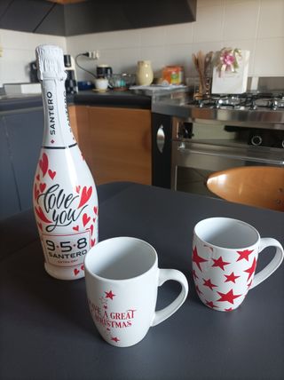 Calici con bottiglia Santero 9.5.8