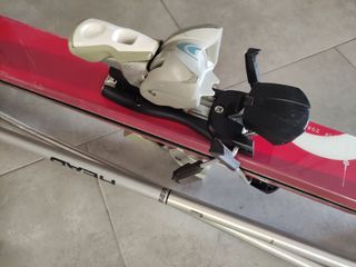 Esquí Quechua, fijaciones Salomon.