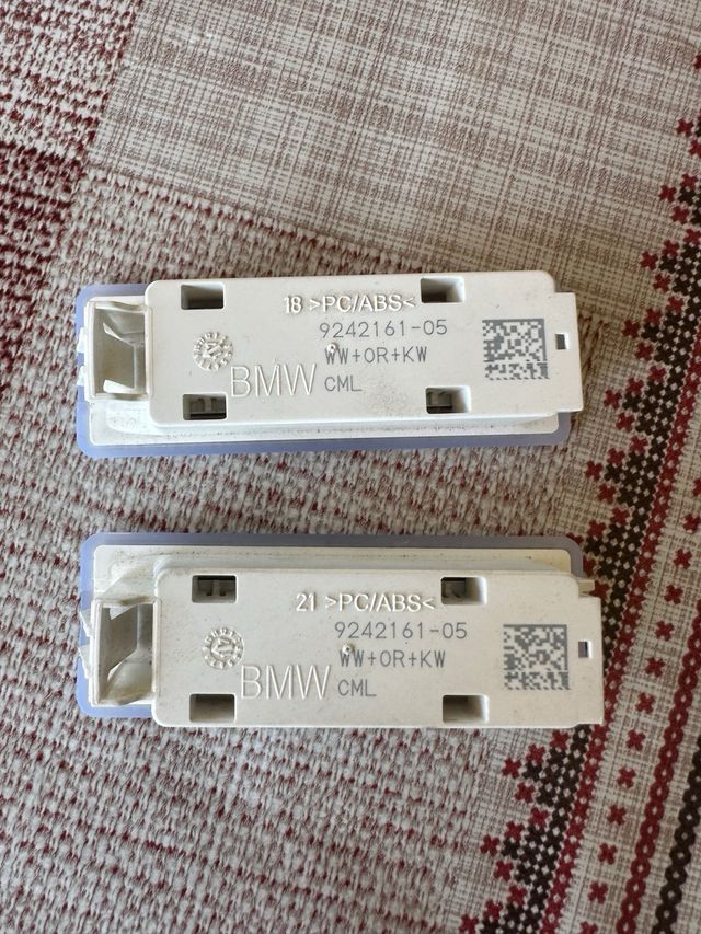 Plafones led reposapies BMW