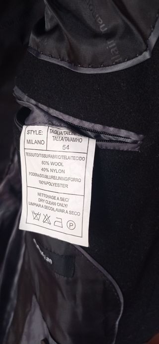 Abrigo clásico hombre Alain Manoukain