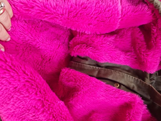 Giaccone donna  imbottito pelliccetta