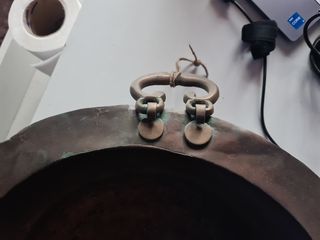 Brasero de bronce, antiguo