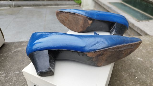 Antiguos zapatos Iberia azafatas