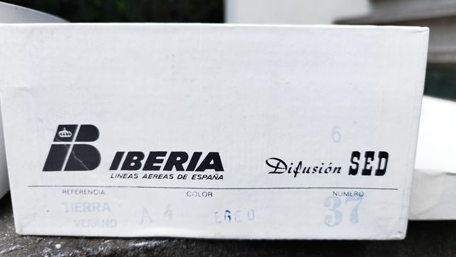 Antiguos zapatos Iberia azafatas