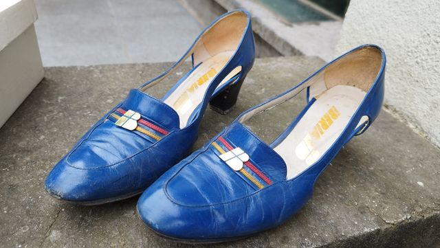 Antiguos zapatos Iberia azafatas