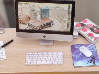 MINIATURA casita casa muñecas estudio maqueta